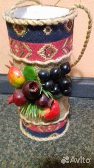 Украшение декор для бутылки вина