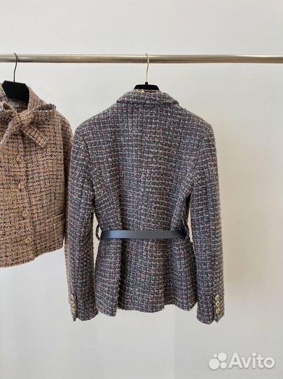 Твидовый жакет chanel женский