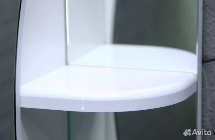 Шкаф-зеркало Волна 1-50 левый айсберг