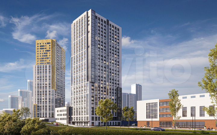 2-к. квартира, 69,8 м², 2/12 эт.