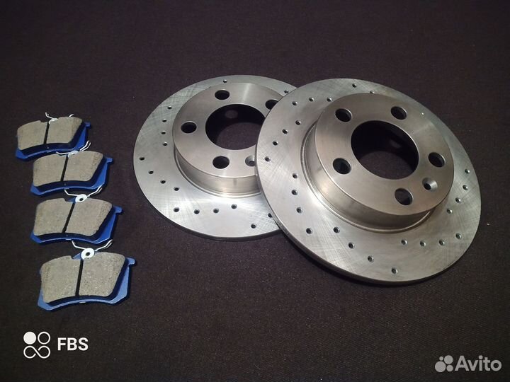 Тормозные диски задние skoda fabia + керамика
