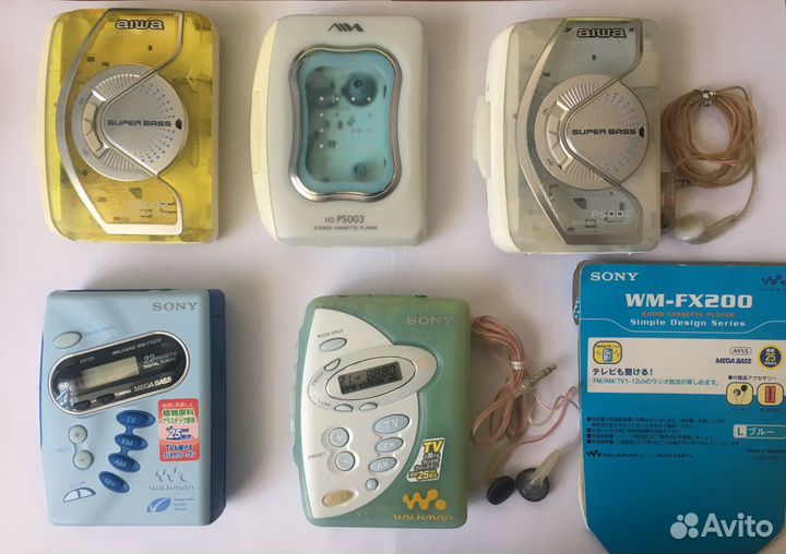 Кассетный плеер sony WM-FX, Aiwa HS-PS