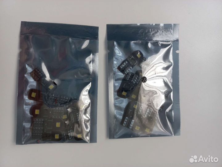 Светодиодные лампы led w5w t10 (10 шт)