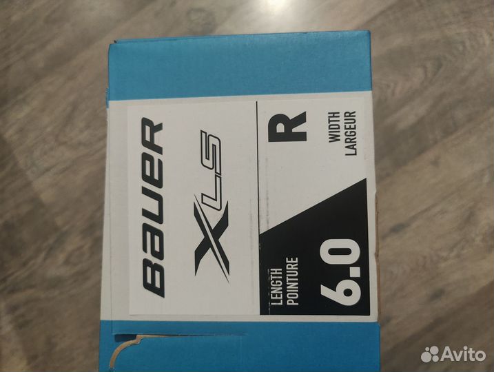 Хоккейные коньки bauer XLS, размер 6R, детские