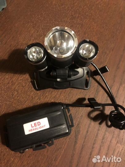 Налобный фонарь led headlight