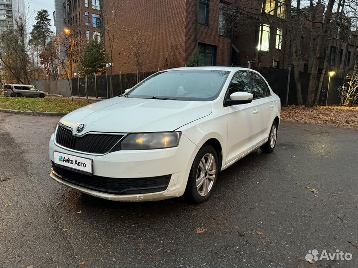 Skoda Rapid 1.6 МТ, 2018, 340 000 км