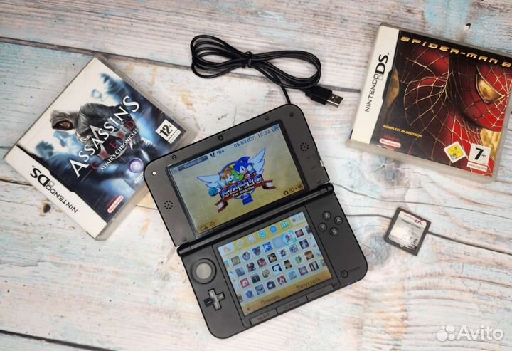 Nintendo 3ds xl 64gb прошита много игр Обмен