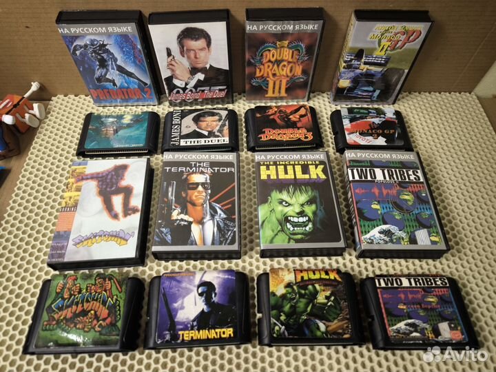 Картриджи для sega mega drive 16 bit