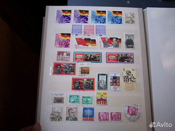 Марки коллекция, альбом в трех объявлениях 2