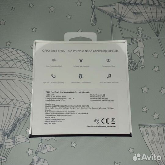 Наушники Oppo Enco Free 2 глобальная версия