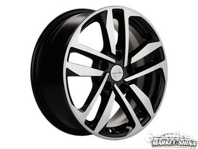 Khomen 1612 6.5 x 16 5*114.3 Et:43 Dia:67.1 Black