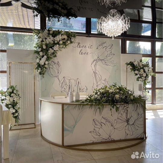 Оформление свадьбы, свадебное оформление зала