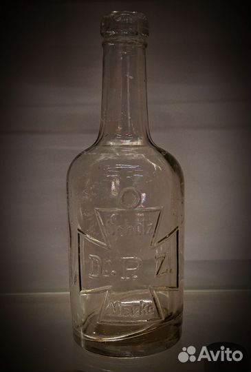 Бутылка с крестом