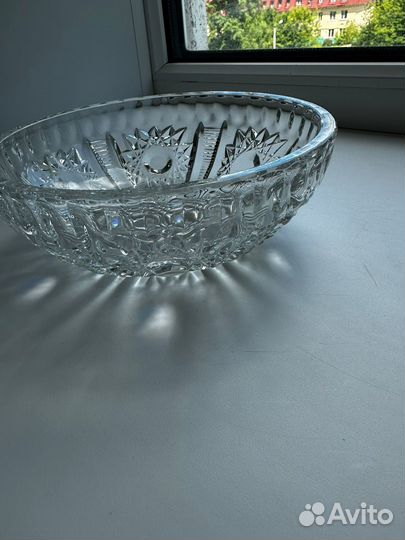 Салатник хрустальный