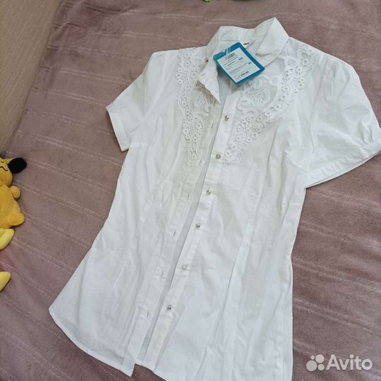 Блузка белая для девочек