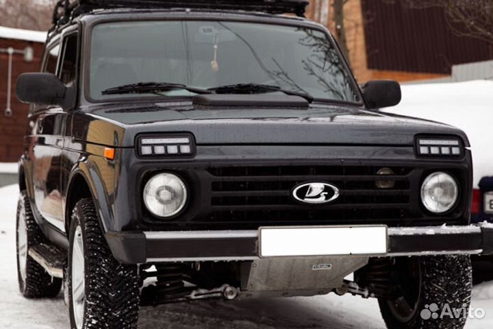 Подфарники Нива LED диодные Кубики