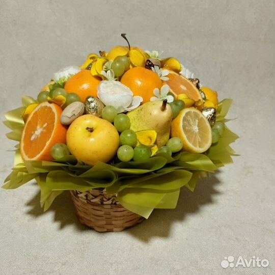 Съедобные букеты фруктовые