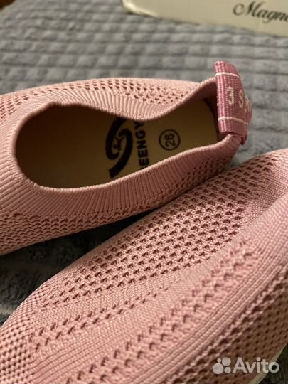 Мокасины кроссовки Новые для девочки в сад