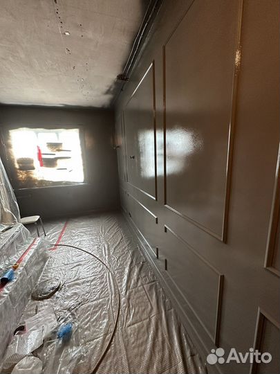 Безвоздушная покраска любых помещений