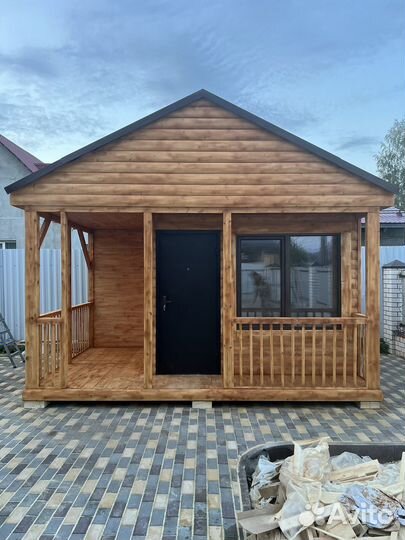 Каркасный дачный домик