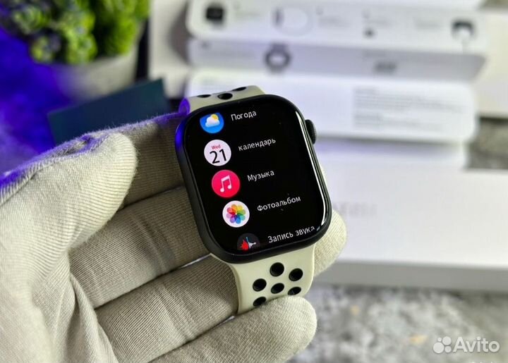 Apple Watch s9 41mm (2 ремешка)