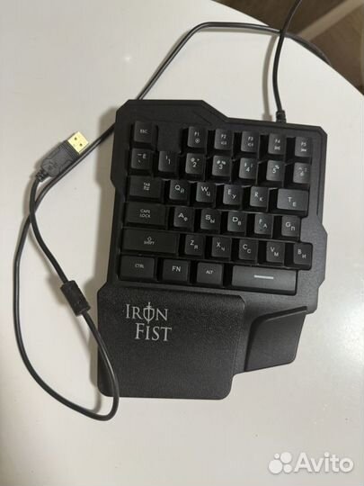 Игровой блок Оклик 701 G Iron Fist клавиатура