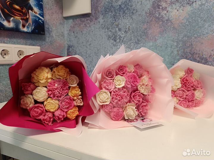 Букет из шоколадных роз, микс