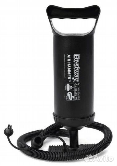 Надувной матрас 2 местный с насосом и подушками