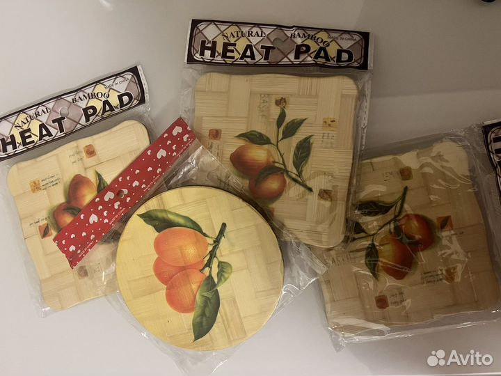 Подставка под горячее бамбук 12*12cм