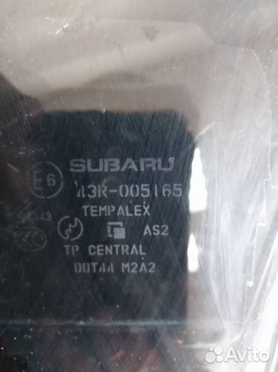 Стекло двери задней правой Subaru Impreza G12 2007