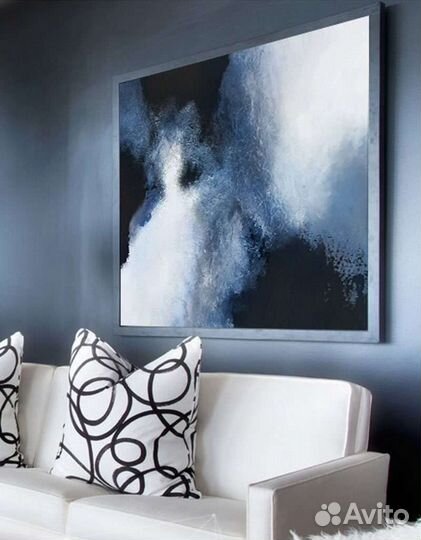 Большая картина маслом абстракция