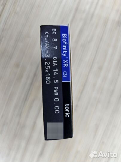 Контактные линзы Cooper Vision biofinity toric XR