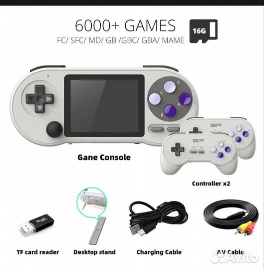 Портативная игровая консоль Data Frog SF2000