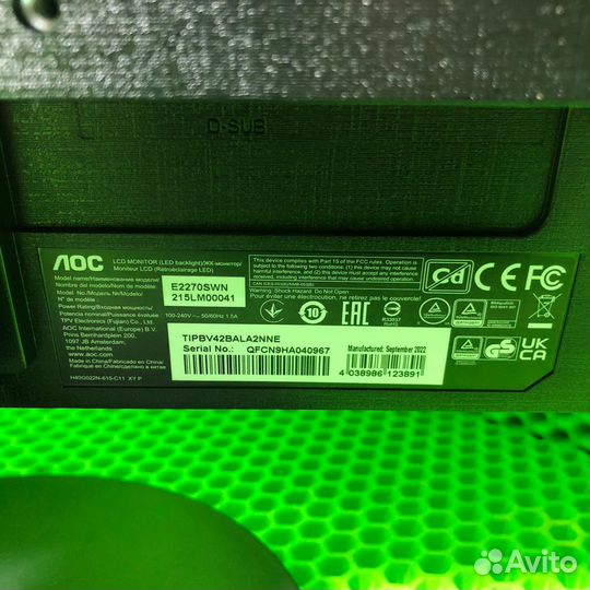 Монитор loc e2270swn