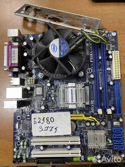 Мат. плата S775 Foxconn 45CMX DDR2 + CPU E2180