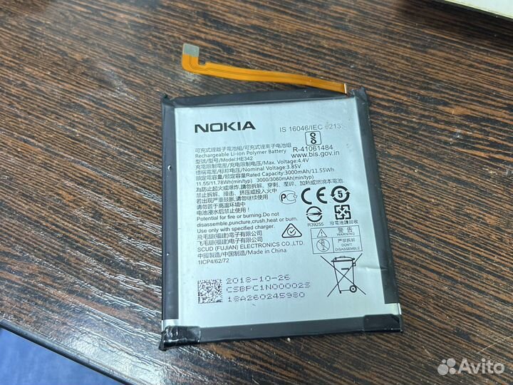 Аккумулятор Nokia 5.1 plus Nokua 7.1 HE342