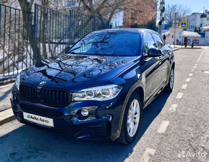 BMW X6 3.0 AT, 2017, 65 000 км