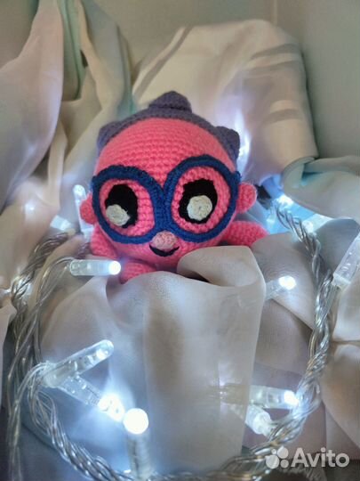 Вязаные игрушки Крош ёжик