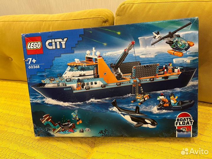 Lego 60368 City Корабль «Исследователь Арктики»