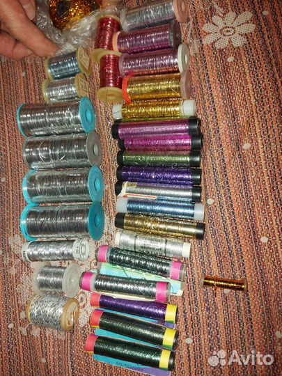 Нитки люрекс