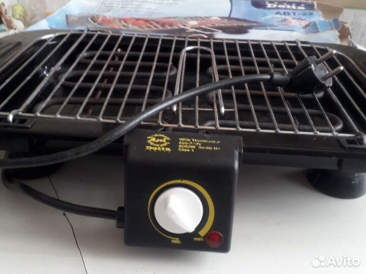 Электрический гриль-барбекю