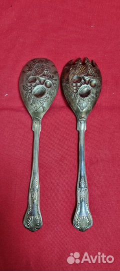 Ложки салатные. Винтаж. Англия