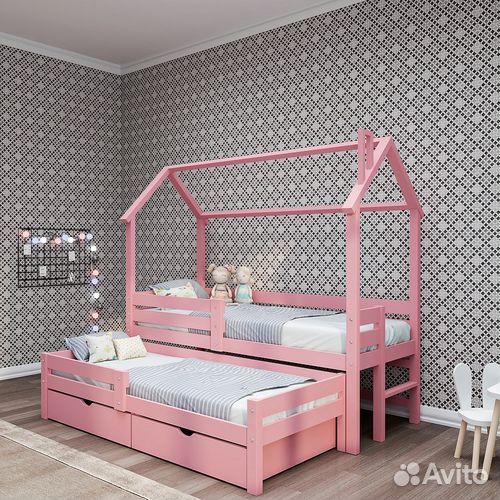 Детская кровать из массива березыдля 2-х детей