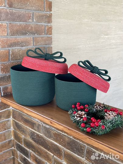 Корзина новогодняя, для подарка