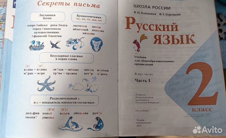 Русский язык 2 класс умк Школа России