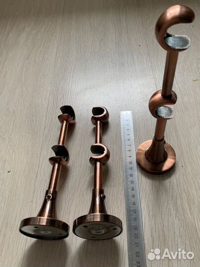 Кронштейн для карниза 3 шт, кольца