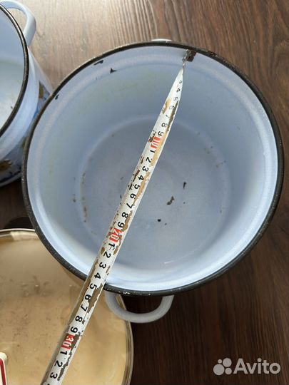 Кастрюля, сковорода эмалированная