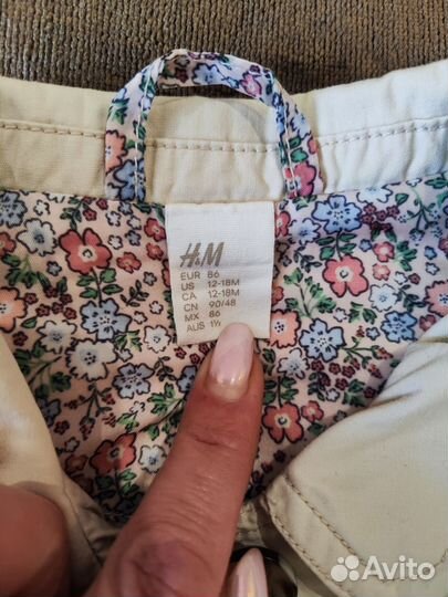 Тренч для девочки h&m