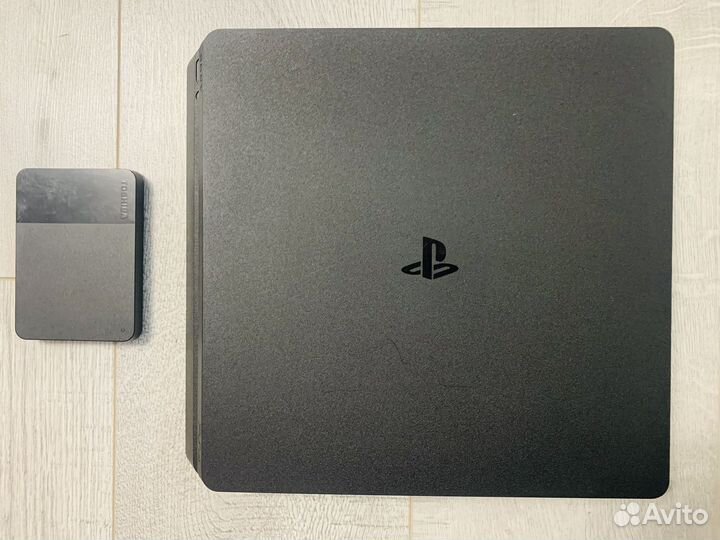 Sony playstation 4 slim 500gb + жесткий диск 1TB