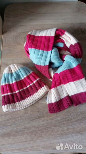 Комплект шапка, шарф